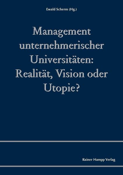 Produktbild: Management unternehmerischer Universit&auml;ten