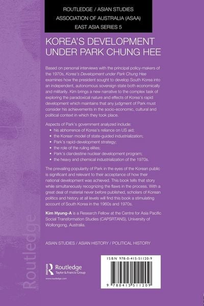 Produktbild: Korea's Development Under Park Chung Hee