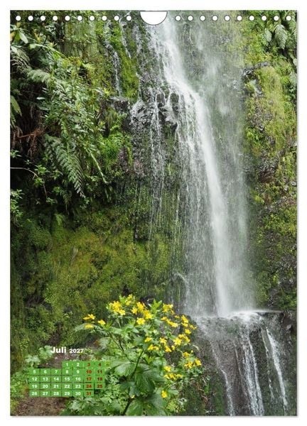 Produktbild: Levadas auf Madeira. Wildromantische Wanderwege (Wandkalender 2027 DIN A4 hoch), CALVENDO Monatskalender