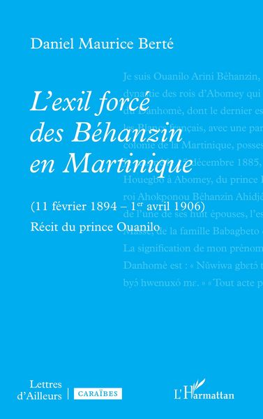 Produktbild: L'exil forc&eacute; des B&eacute;hanzin en Martinique