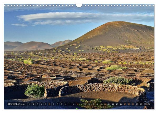 Produktbild: Lanzarote. Wunderwelt der Feuerberge (Wandkalender 2026 DIN A3 quer), CALVENDO Monatskalender