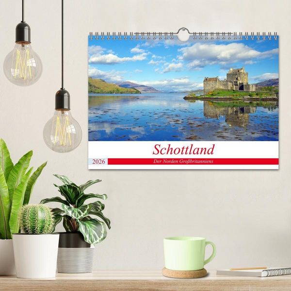 Produktbild: Schottland - Der Norden Gro&szlig;britanniens (Wandkalender 2026 DIN A4 quer), CALVENDO Monatskalender