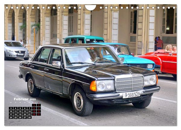 Produktbild: Autos mit Stern - Mercedes-Benz auf Kuba (Wandkalender 2025 DIN A4 quer), CALVENDO Monatskalender