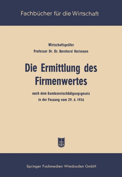 Produktbild: Die Ermittlung des Firmenwertes