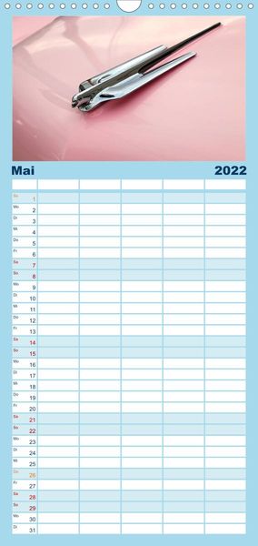 Produktbild: Familienplaner Classic Cars (Wandkalender 2022 , 21 cm x 45 cm, hoch)
