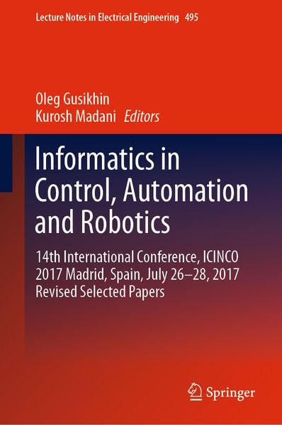 Produktbild: Informatics in Control, Automation and Robotics
