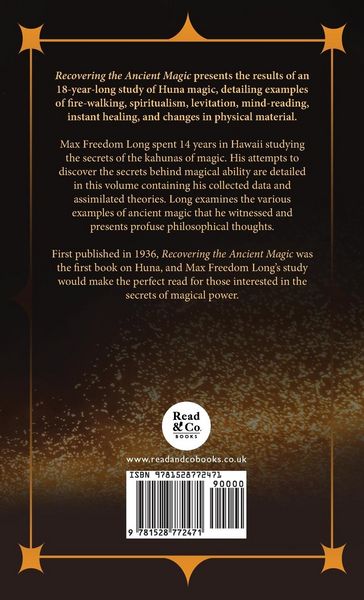 Produktbild: Recovering the Ancient Magic