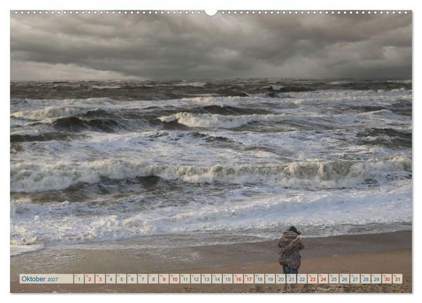 Produktbild: Strand-Einsamkeit. Ein Sylter Winter (Wandkalender 2027 DIN A2 quer), CALVENDO Monatskalender