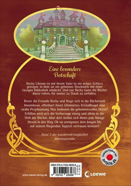 Das Bücherschloss (Band 3) - Eine uralte Prophezeiung