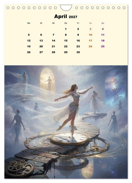 Produktbild: TraumT&auml;nzer - Schritte durch Zeit, Licht und Illusion (Wandkalender 2027 DIN A4 hoch), CALVENDO Monatskalender