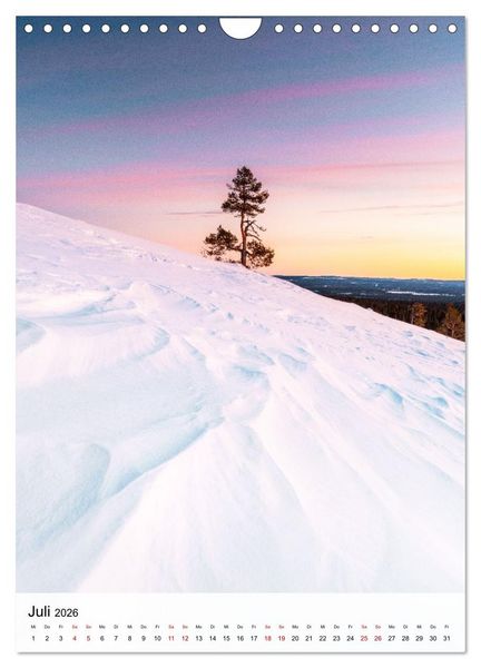 Produktbild: Finnland - Winter Wunderland (Wandkalender 2026 DIN A4 hoch), CALVENDO Monatskalender
