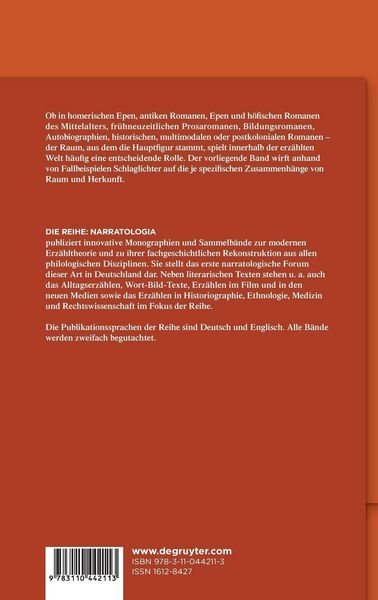 Produktbild: Literarische R&auml;ume der Herkunft