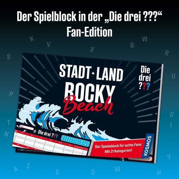 Produktbild: Die drei ??? Stadt Land Rocky Beach