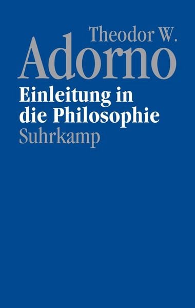 Produktbild: Einleitung in die Philosophie (1959/60)