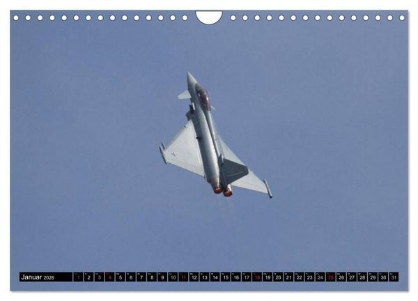 Produktbild: Augenblicke in der Luft: Eurofighter Typhoon (Wandkalender 2026 DIN A4 quer), CALVENDO Monatskalender