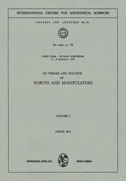 Produktbild: On Theory and Practice of Robots and Manipulators