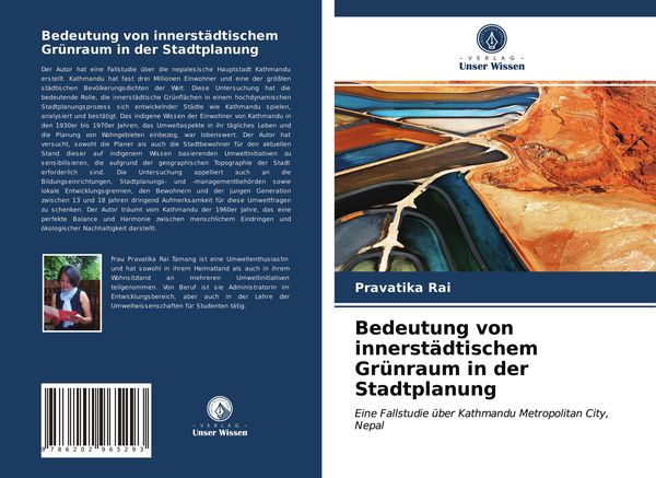 Bedeutung von innerstädtischem Grünraum in der Stadtplanung, Taschenbuch von Pravatika Rai, Verlag Unser Wissen, 9786202965293