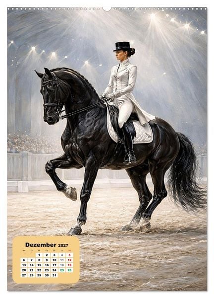 Produktbild: Reiterinnen durch die Jahrhunderte (hochwertiger Premium Wandkalender 2027 DIN A2 hoch), Kunstdruck in Hochglanz