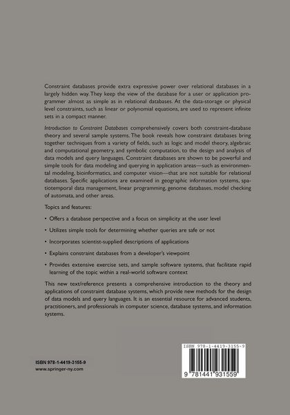 Produktbild: Introduction to Constraint Databases