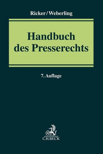 Produktbild: Handbuch des Presserechts