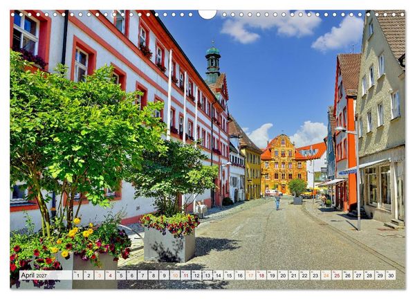 Produktbild: Ellwangen - Jagst im Ostalbkreis (Wandkalender 2027 DIN A3 quer), CALVENDO Monatskalender