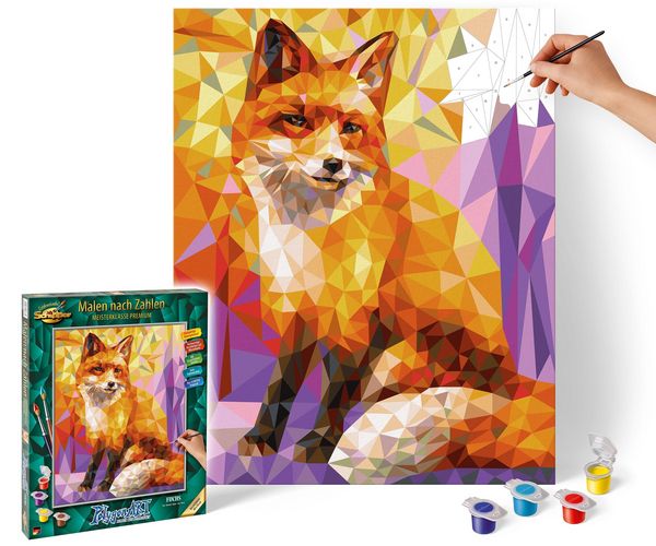 Produktbild: Malen nach Zahlen - Polygon Art Fuchs