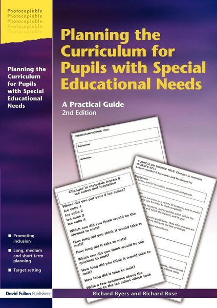 Produktbild: Planning the Curriculum for Pupils with Special Educational Needs