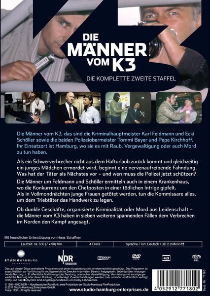 Produktbild: Die M&auml;nner vom K3 - Die komplette zweite Staffel [4 DVDs]