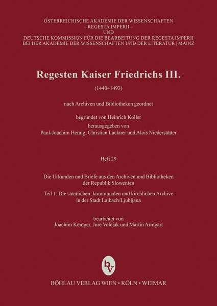 Produktbild: Die Urkunden und Briefe aus den Archiven und Bibliotheken der Republik Slowenien