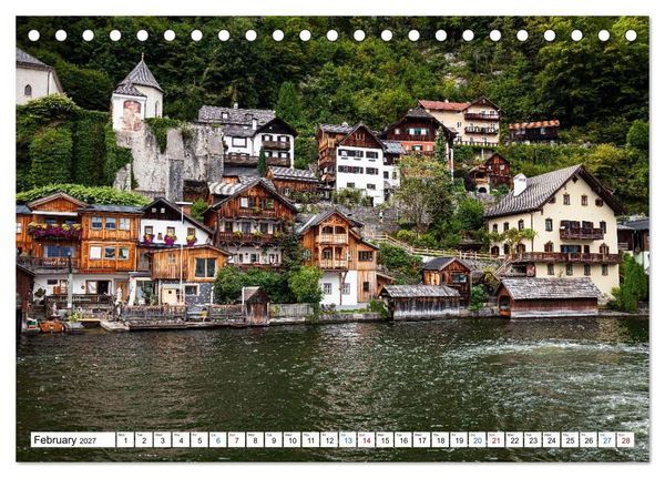 Produktbild: The Magic of Hallstatt (Desk Calendar 2027 DIN A5 landscape), CALVENDO 12 Month DeskCalendar