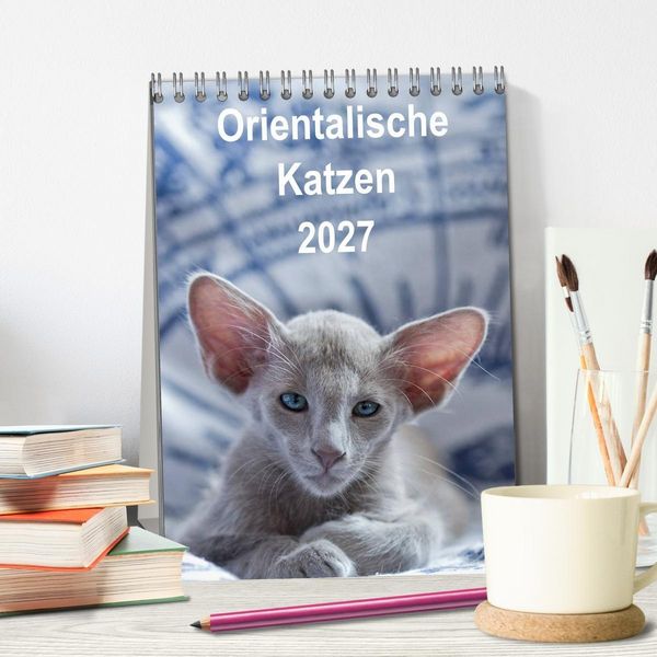 Produktbild: Orientalische Katzen 2027 (Tischkalender 2027 DIN A5 hoch), CALVENDO Monatskalender