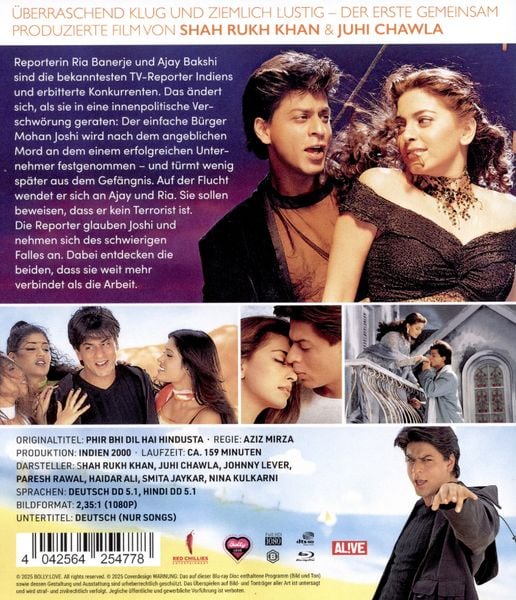 Produktbild: Mein Herz schl&auml;gt indisch - Phir Bhi Dil Hai Hindustani (Shah Rukh Khan Classics)