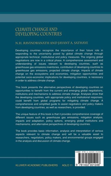 Produktbild: Climate Change and Developing Countries