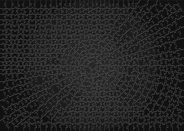 Produktbild: Ravensburger Puzzle 12000054 - Krypt Puzzle Black - Puzzle mit 736 schwarzen Teilen, tolle Herausforderung f&uuml;r Puzzlefans und Knobelfreunde ab 14 Jahren