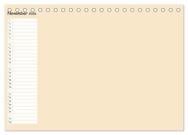 Produktbild: Bunter Bastelkalender (Tischkalender 2026 DIN A5 quer), CALVENDO Monatskalender