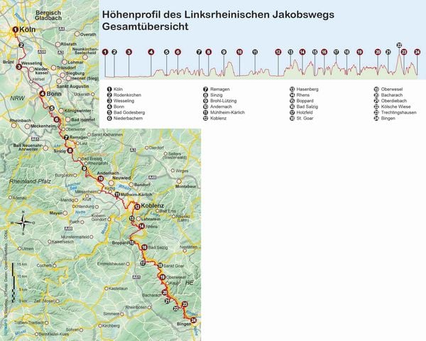 Produktbild: Linksrheinischer Jakobsweg von K&ouml;ln nach Bingen