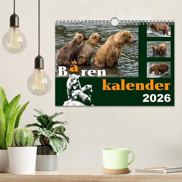 Produktbild: B&auml;renkalender (Wandkalender 2026 DIN A4 quer), CALVENDO Monatskalender