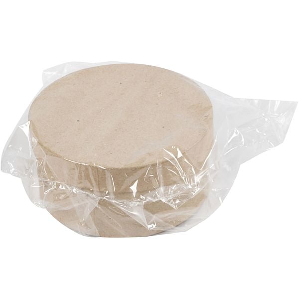 Produktbild: Creativ Company Schachteln Rund, H 5+6,5+7,5 cm, D 10+13+16 cm, 3 Stk, 1 Set