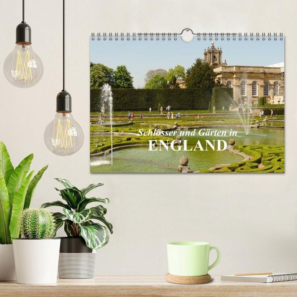 Produktbild: Schl&ouml;sser und G&auml;rten in England (Wandkalender 2026 DIN A4 quer), CALVENDO Monatskalender