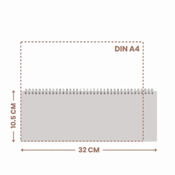 Produktbild: Tischquerkalender GROSSDRUCK 2027
