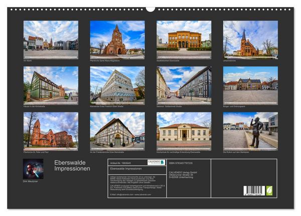 Produktbild: Eberswalde Impressionen (Wandkalender 2026 DIN A2 quer), CALVENDO Monatskalender