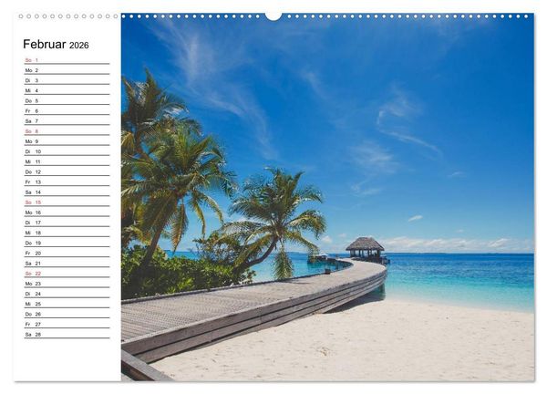 Produktbild: S&uuml;dsee-Inseln. Von Fidschi bis Bora Bora (Wandkalender 2026 DIN A2 quer), CALVENDO Monatskalender