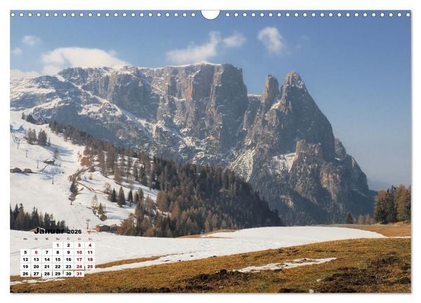 Produktbild: Berggipfel der Dolomiten (Wandkalender 2026 DIN A3 quer), CALVENDO Monatskalender