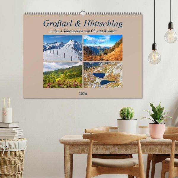 Produktbild: Gro&szlig;arl & H&uuml;ttschlag (Wandkalender 2026 DIN A2 quer), CALVENDO Monatskalender