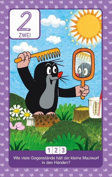 Der kleine Maulwurf Lernkarten Schreib-und-wisch-weg in Box