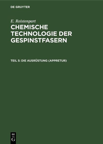 Produktbild: Die Ausr&uuml;stung (Appretur)