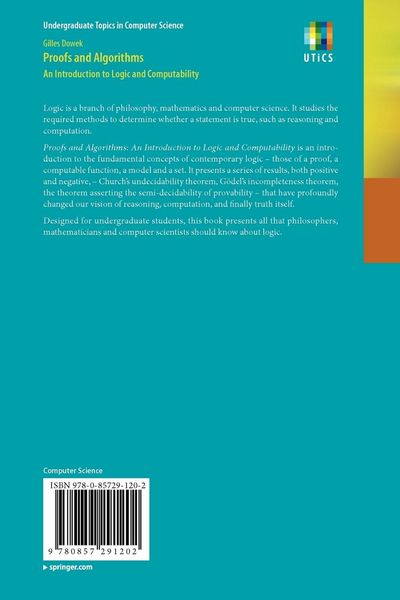 Produktbild: Proofs and Algorithms