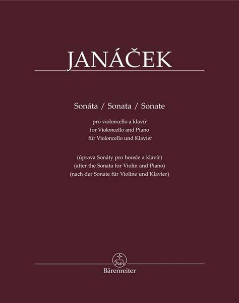 Produktbild: Sonate f&uuml;r Violoncello und Klavier