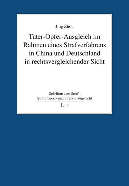 Produktbild: Zhou, J: T&auml;ter-Opfer-Ausgleich im Rahmen eines Strafverfahre