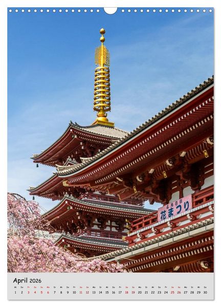 Produktbild: Tokio - Facetten einer Weltstadt (Wandkalender 2026 DIN A3 hoch), CALVENDO Monatskalender